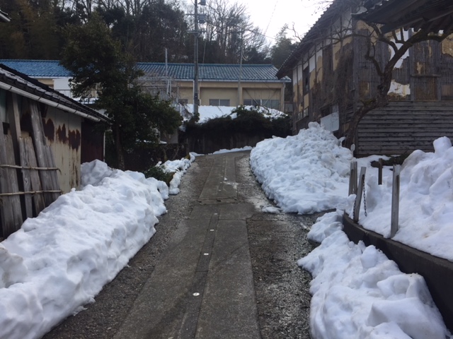 大雪の状況　津田産業