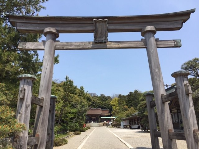 気多大社へ妻とお参り（2020年5月）