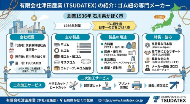 津田産業についての説明