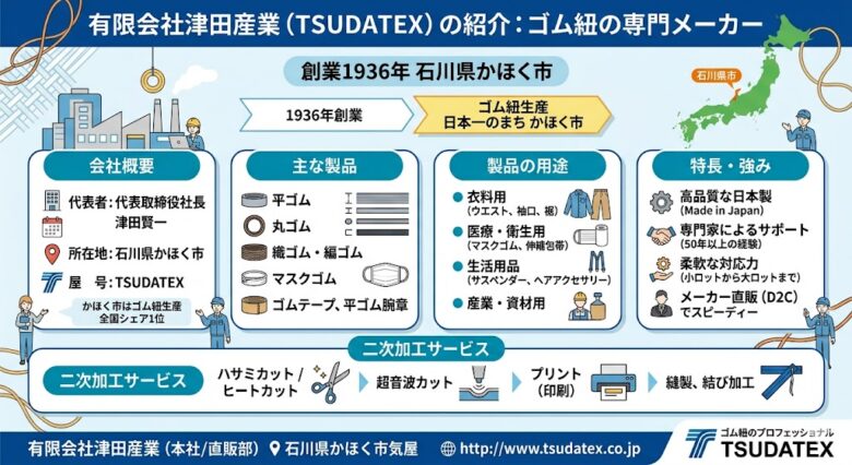 津田産業についての説明