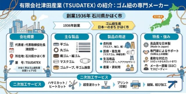 津田産業についての説明